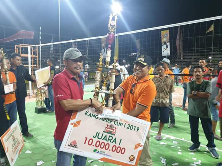 Turnamen Volley Ball Kang Arief Cup Sukses, Ini 4 Tim Pemenang Terbaik