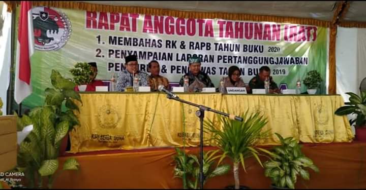 Doa Kang Arief Dalam RAT KSU Serbaguna Socorejo