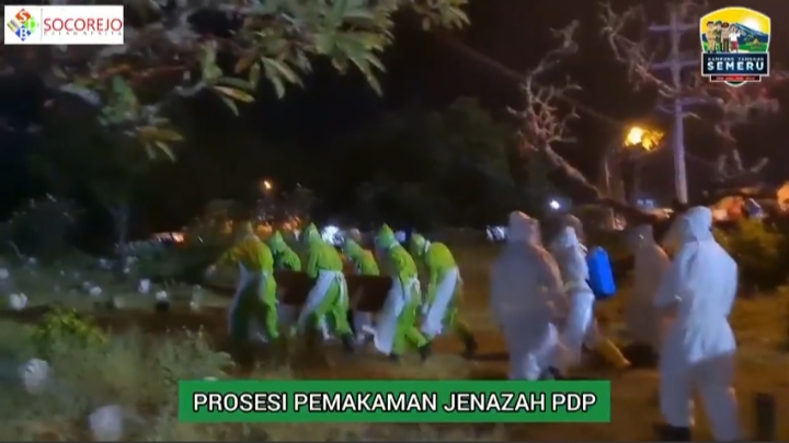 Pemakaman PDP di Socorejo dengan Protokol Kesehatan Ketat